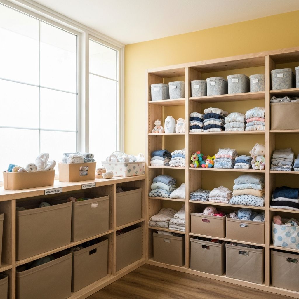 Opslag van babyspullen